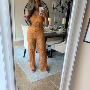 Brand new with tags fully crochet 2 piece